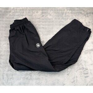 Vintage Converse Chuck Taylor All Star Track Pants L Black Nylon Zip Ankle